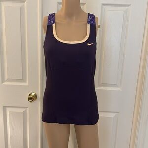 Women’s Nike Dri-Fit Purple Workout Tank Top Size Medium